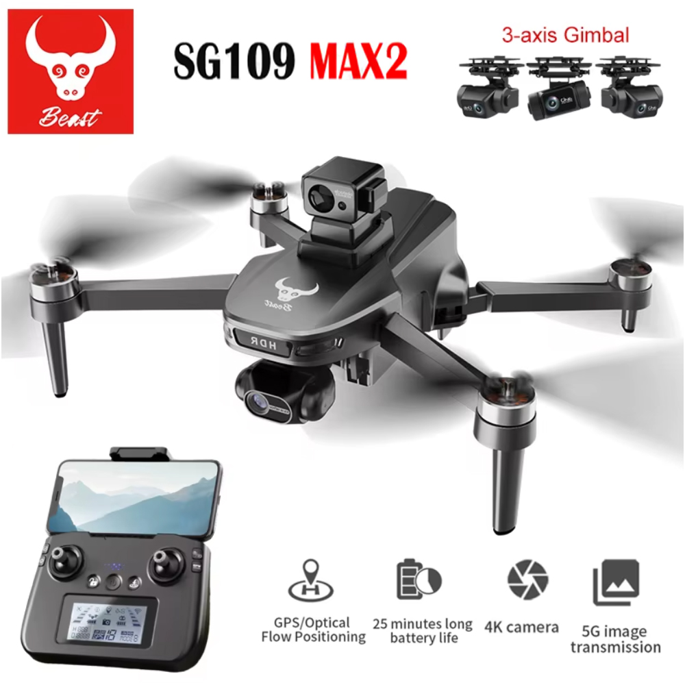 Jjrc Drone X12 - プロフェッショナルドローンsg109max2 fpv,8kカメラ,3軸ジンバル,4kmブラシレス,GPSクワッドコプター,障害物回避,rc