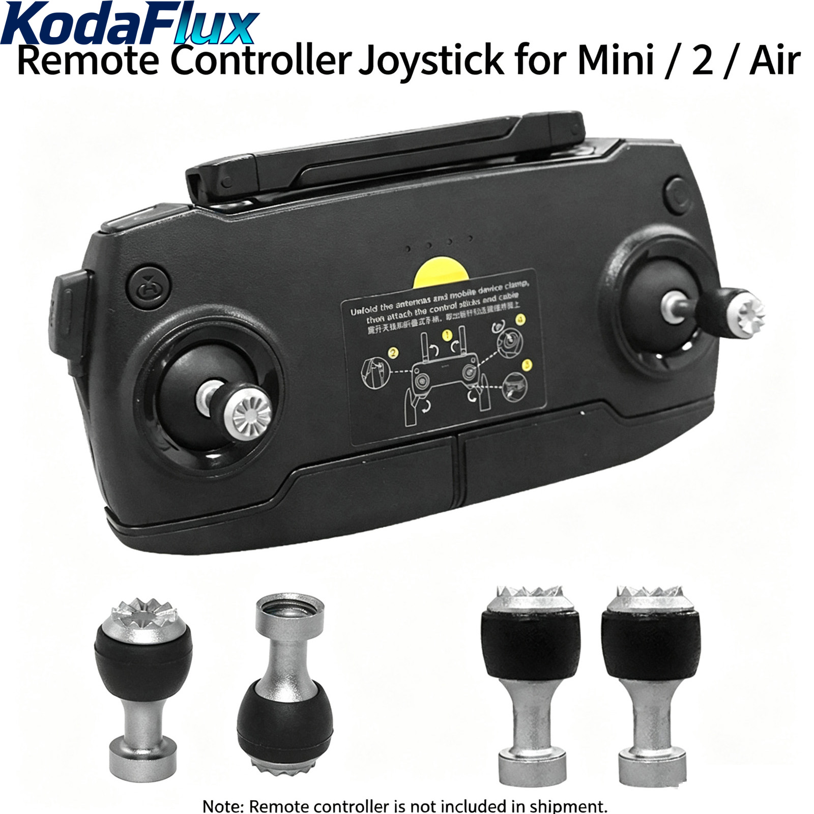 Drone Control Stick - DJI Mavic Mini SE ドローン用リモートコントローラー用コントロールスティック、アルミニウム合金製サムロックジョイスティック、交換用アクセサリー