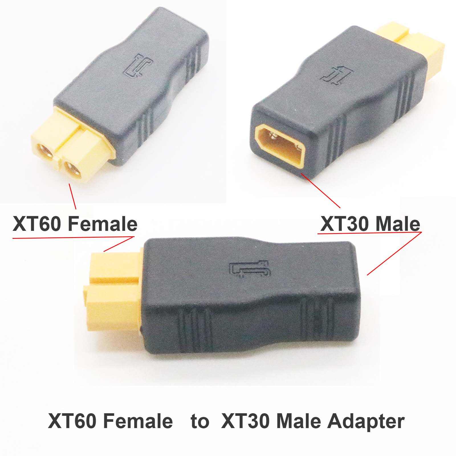XT60（メス）-XT30（オス）急速充電アダプター。航空機 - Drone Battery Adapter のレビューと価格
