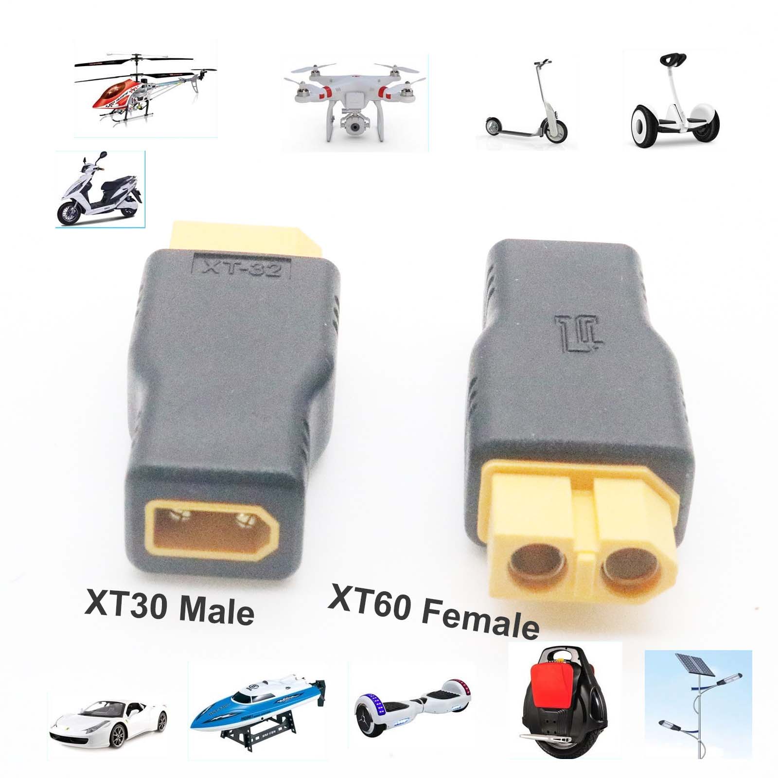XT60（メス）-XT30（オス）急速充電アダプター。航空機 - Drone Battery Adapter のレビューと価格