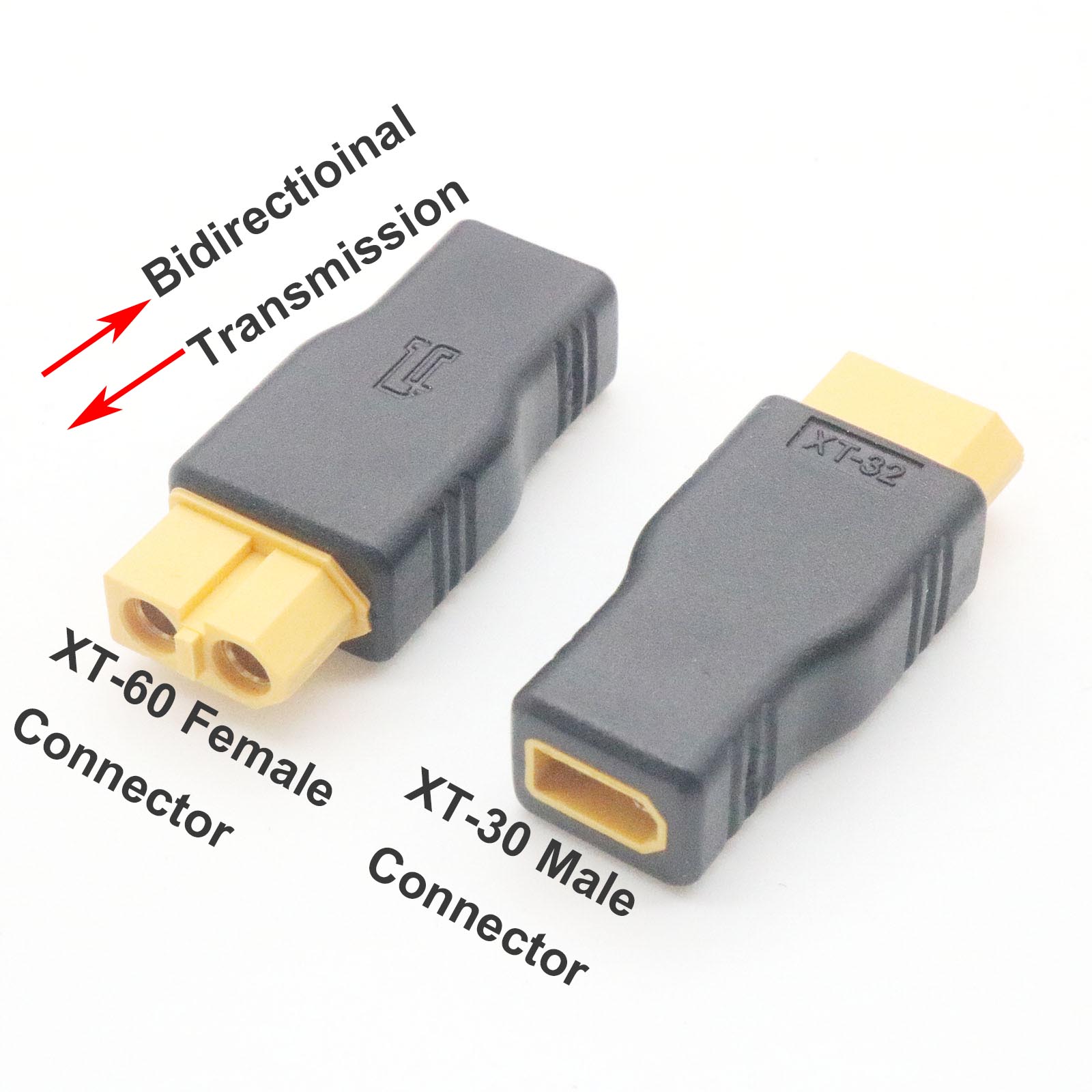 XT60（メス）-XT30（オス）急速充電アダプター。航空機 - Drone Battery Adapter のレビューと価格