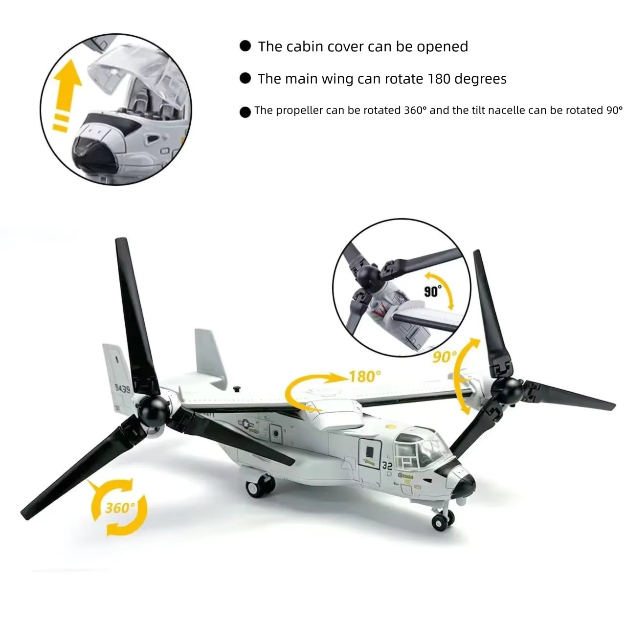 1/72スケール、ABSプラスチック製、V-22オスプレイ傾 - Jjrc Drone X12 のレビューと価格