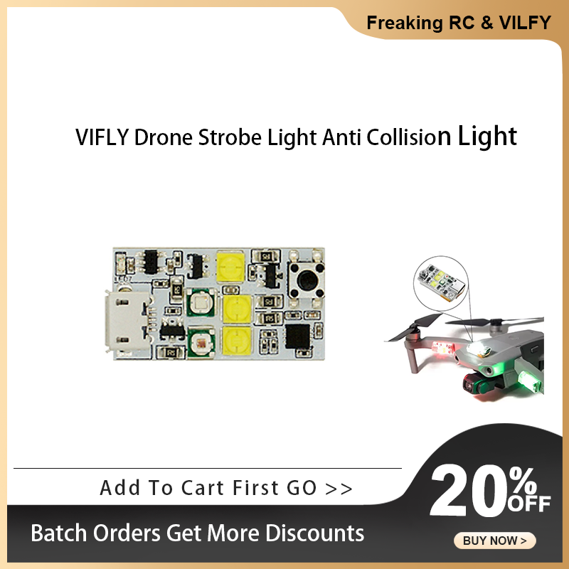 VIFLY ドローン ストロボ ライト 衝突防止ライト FA - Drone Strobe Light のレビューと価格